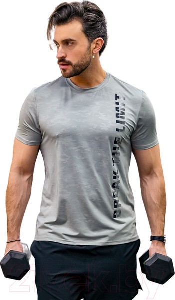 Изображение товара Футболка спортивная Isee CR5-00013 (р.52, серый)