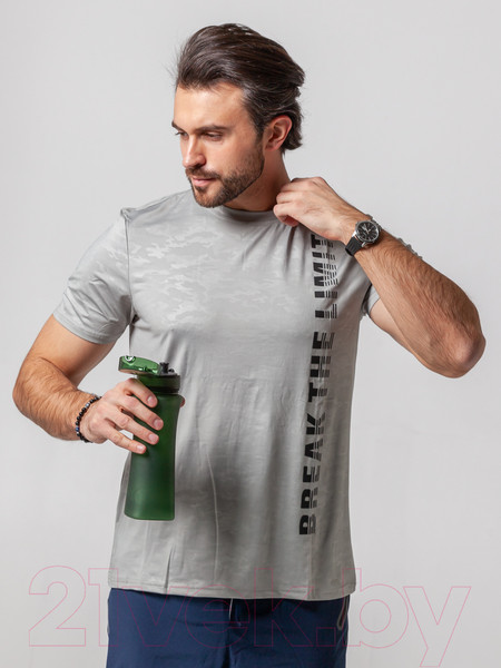 Изображение товара Футболка спортивная Isee CR5-00013 (р.52, серый)