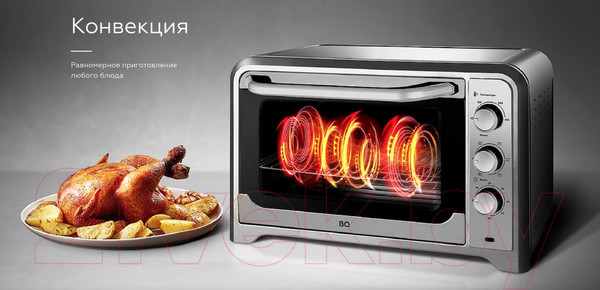 Изображение товара Ростер BQ EO1002B (стальной/черный)