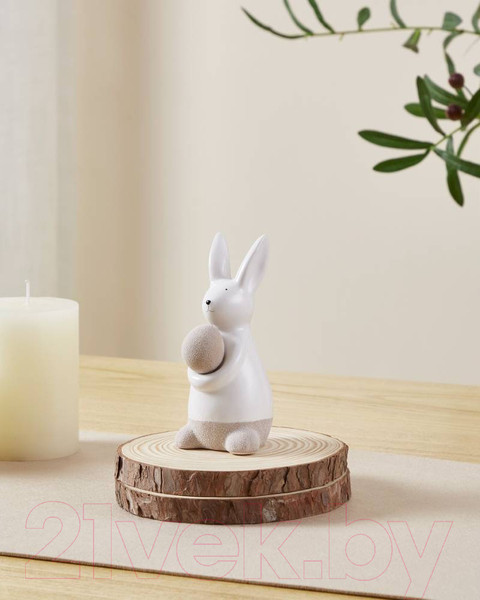 Изображение товара Статуэтка Eglo Заяц Madiorano / 427889 (фарфор, белый/бежевый)