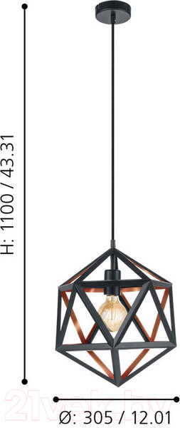 Изображение товара Потолочный светильник Eglo Embleton 43348 