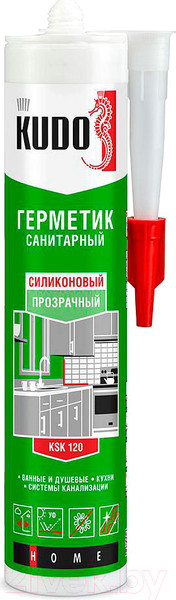 Изображение товара Герметик силиконовый Kudo КSK-120 (280мл, прозрачный)