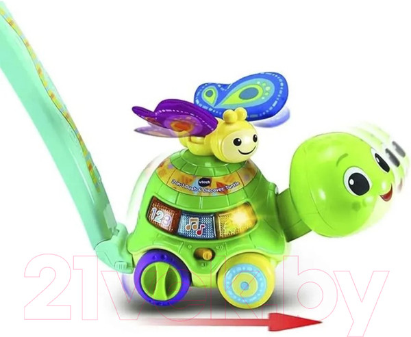 Изображение товара Игрушка-каталка Vtech Черепаха Толкай и изучай 2 в 1 / 80-547626