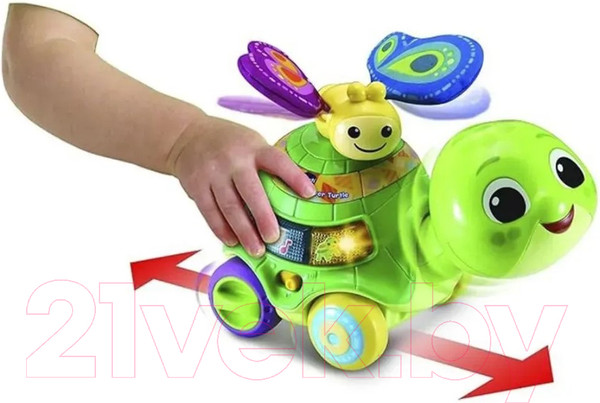 Изображение товара Игрушка-каталка Vtech Черепаха Толкай и изучай 2 в 1 / 80-547626