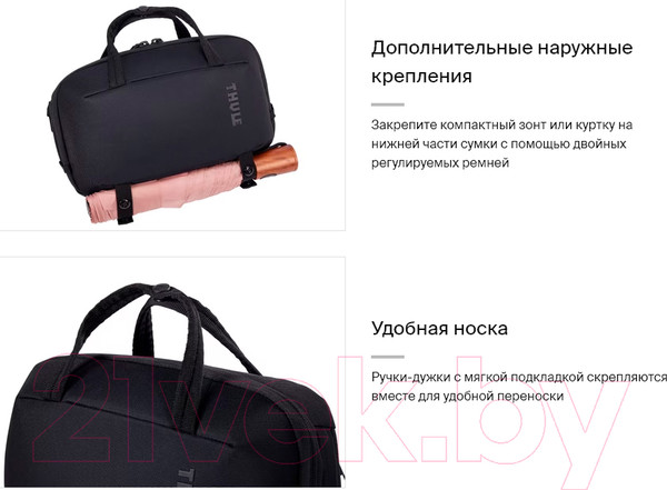Изображение товара Сумка Thule Subterra 2 Crossbody 5L TSCB405BLK / 3205035 (черный)