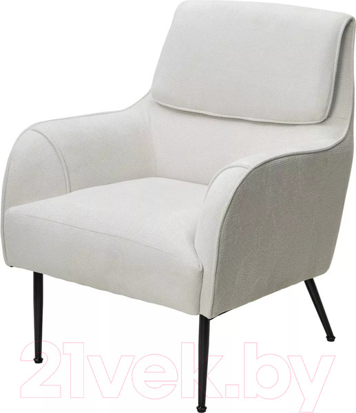 Изображение товара Кресло мягкое M-City Magda / 629M05453 (Cato-01 белый/черный)