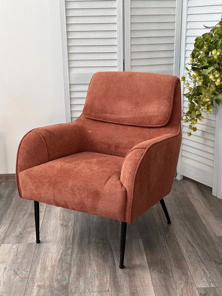 Изображение товара Кресло мягкое M-City Magda / 629M05454 (Cato-08 коричневый/черный)