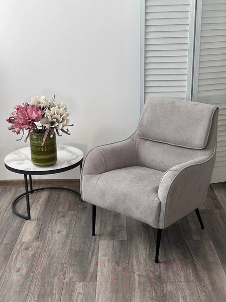 Изображение товара Кресло мягкое M-City Magda / 629M05455 (Cato-16 серый/черный)