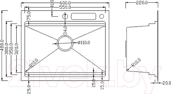Изображение товара Мойка кухонная Roxen Stage 560250-60B PVD с коландером и дозатором (графит, с держателем для ножей и разделочной доской)