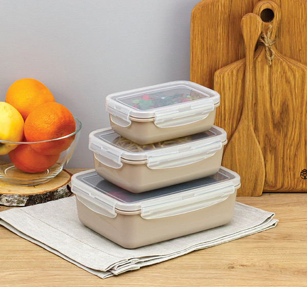 Изображение товара Набор контейнеров Idea Фреш М1426 (3шт, фисташковый)