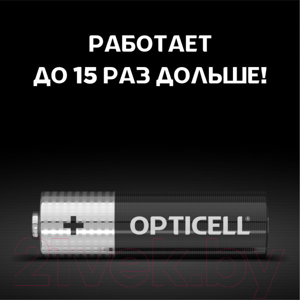 Изображение товара Комплект батареек Opticell Basic AA (6шт)