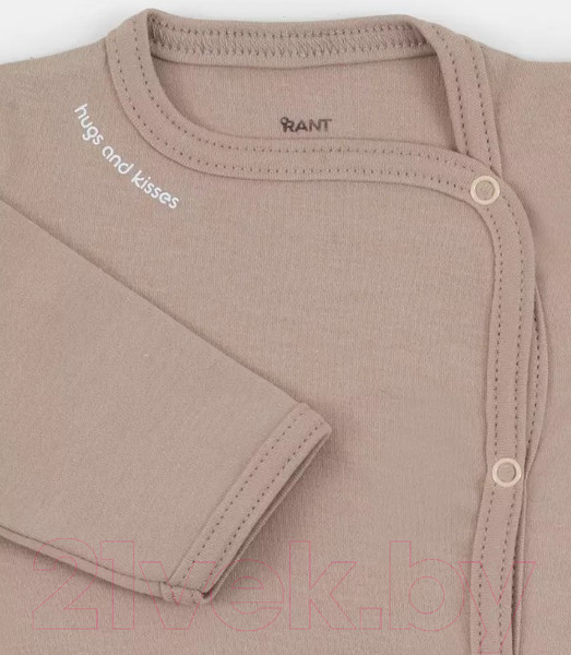 Изображение товара Распашонка Rant Hugs And Kisses / 5372/6-74  (Latte Beige, р.74)