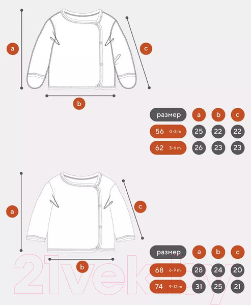 Изображение товара Распашонка Rant Hugs And Kisses / 5372/6-74  (Latte Beige, р.74)