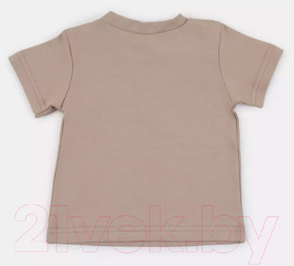 Изображение товара Футболка для малышей Rant Hugs And Kisses / 4672/6-68  (Latte Beige, р.68)