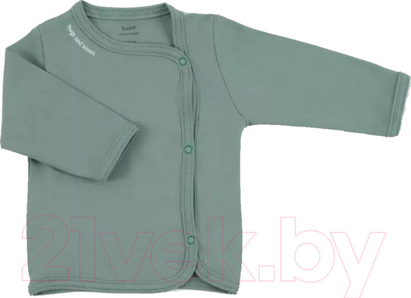 Изображение товара Распашонка Rant Hugs And Kisses / 5372/5-68  (Sage Green, р.68)