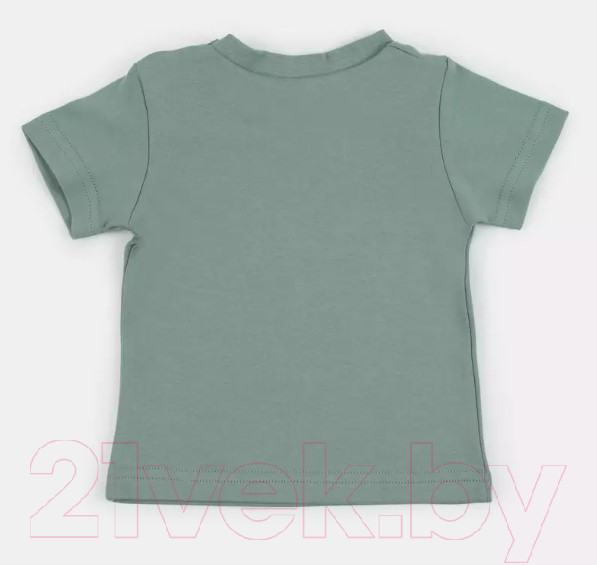 Изображение товара Футболка для малышей Rant Hugs And Kisses / 4672/5-68  (Sage Green, р.68 )