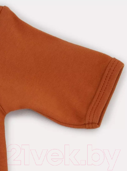 Изображение товара Боди для малышей Rant Hugs And Kisses с коротким рукавом / 6274/1-62  (Friends Brown, р.62)