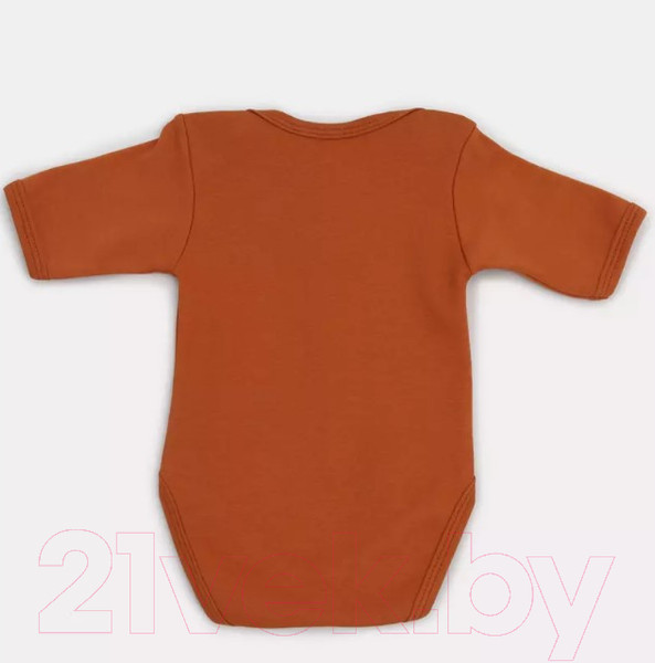 Изображение товара Боди для малышей Rant Hugs And Kisses с коротким рукавом / 6274/1-62  (Friends Brown, р.62)