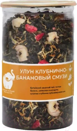 Изображение товара Чай листовой Первая чайная компания Клубнично-банановый смузи Зеленый (160г)