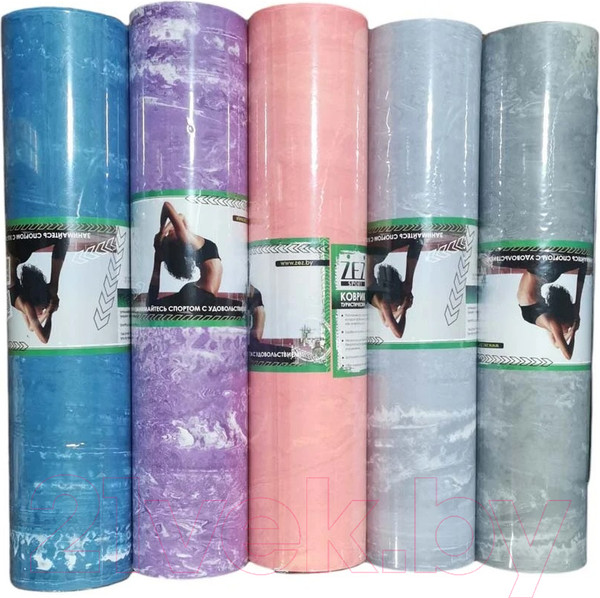 Изображение товара Коврик для йоги и фитнеса ZEZ Sport TPE-6MM-MC