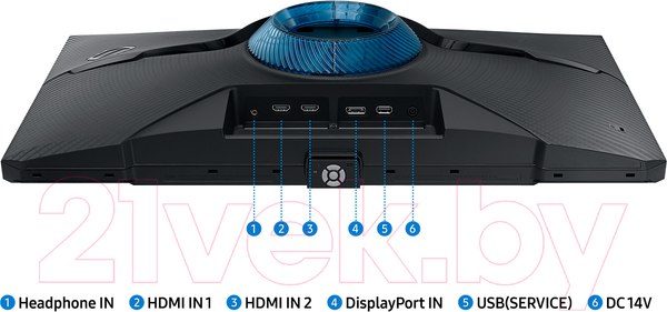 Изображение товара Монитор Samsung Odyssey G4 LS25BG400EIXCI (черный)