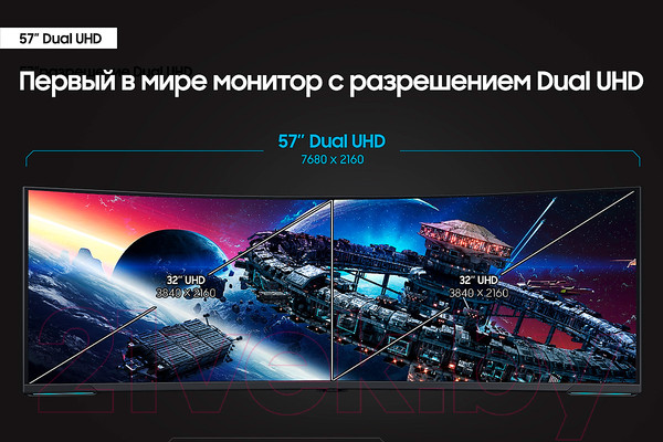 Изображение товара Монитор Samsung Odyssey Neo G9 S57CG952NI (черный)