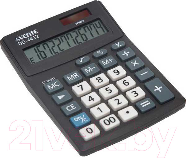 Изображение товара Калькулятор deVente DD-4412 / 4031313 (черный)