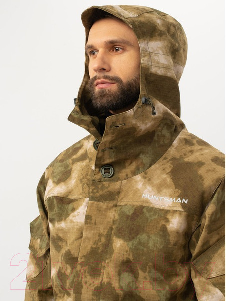 Изображение товара Костюм для охоты и рыбалки Huntsman Горка-3 Смесовая Рип-Стоп Малахит  (44-46/170)