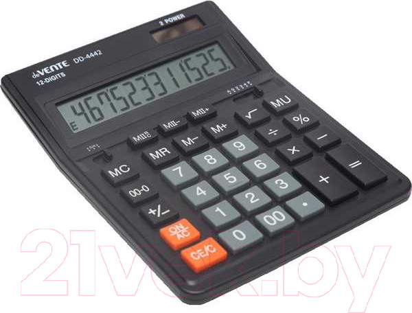 Изображение товара Калькулятор deVente DD-4442 / 4031314 (черный)