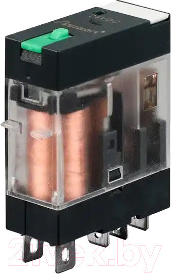 Изображение товара Реле промежуточное Asiaon 35.01 AS14F-LS 1Z/O1ZD0241LS0 slim 1CO/12А / 14F1CO24DC