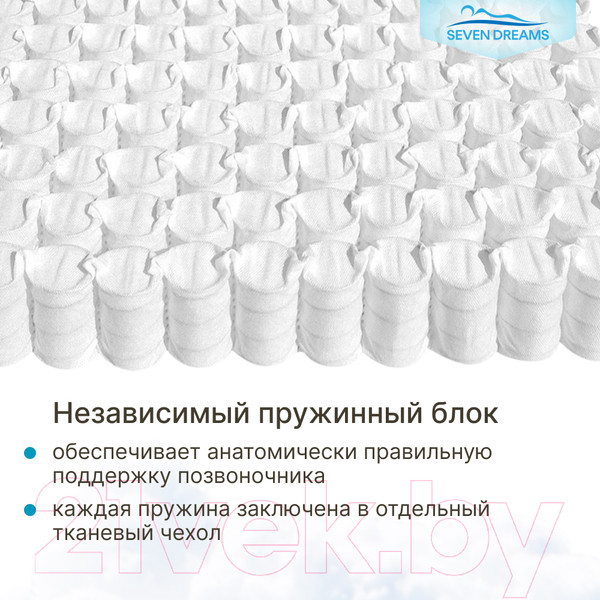 Изображение товара Матрас Seven Dreams Hard EVS500 Plus 415053 (90x190)