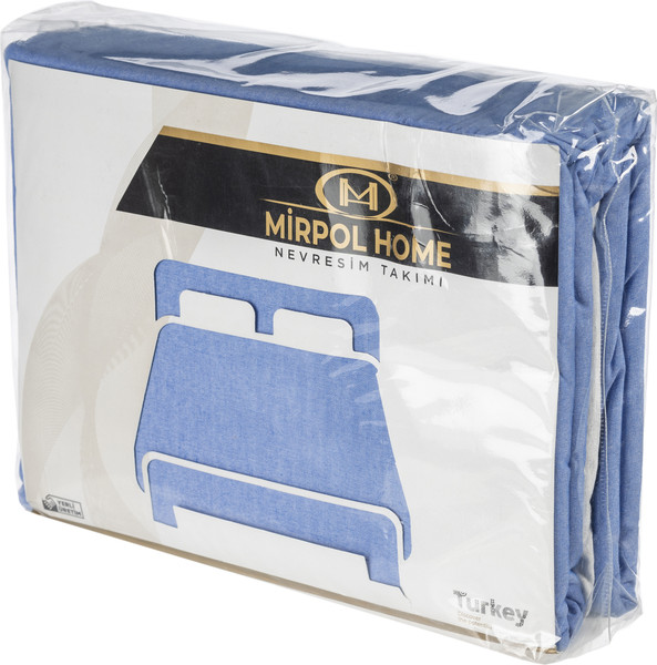 Изображение товара Комплект постельного белья Mirpol home 200х220 (голубой)