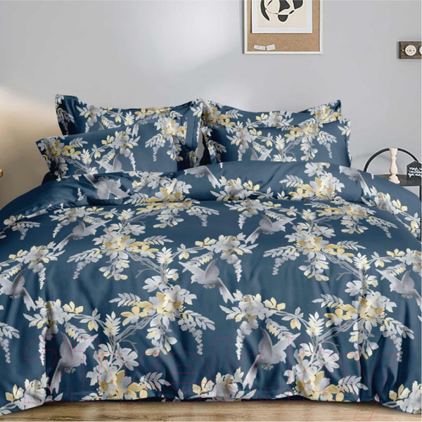 Изображение товара Комплект постельного белья Alleri Эко Сатин евро / СС-453