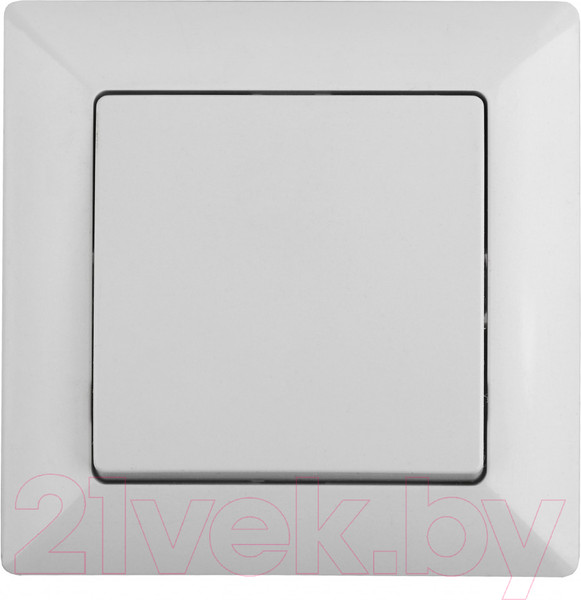 Изображение товара Выключатель INTRO Solo 4-101-01 / Б0053540 (белый)