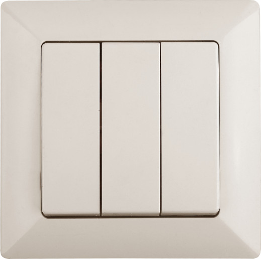 Изображение товара Выключатель INTRO Solo 4-106-02 / Б0053602 (слоновая кость)
