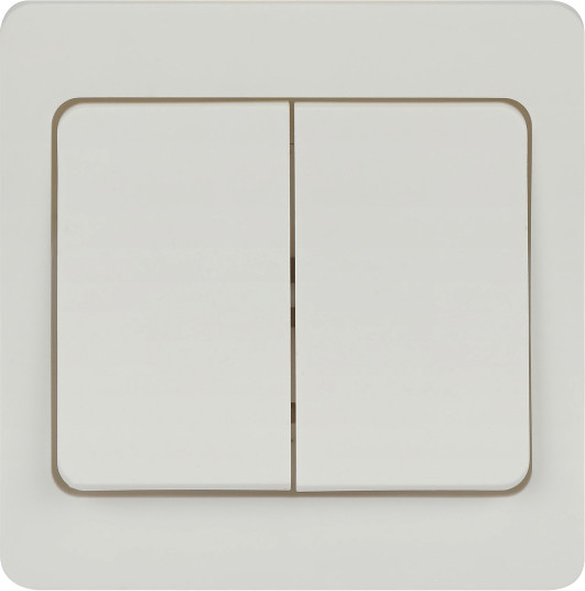 Изображение товара Выключатель INTRO Style 7-104-01 / Б0060617 (белый)