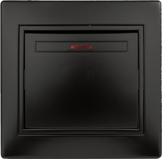 Изображение товара Выключатель INTRO Plano 1-102-05 / Б0053734 (антрацит)