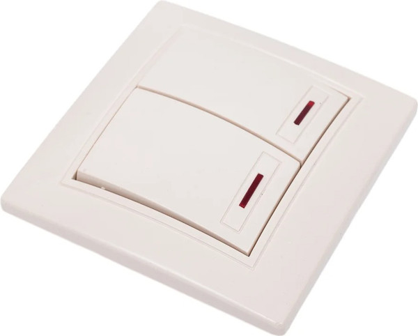 Изображение товара Выключатель INTRO Plano 1-105-02 / Б0053775 (слоновая кость)