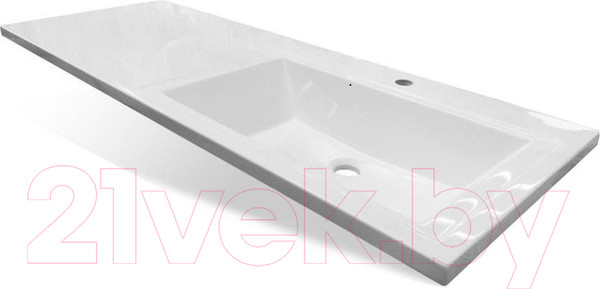 Изображение товара Тумба с умывальником Aquanet Токио 130 R / 335590 (дуб веллингтон)