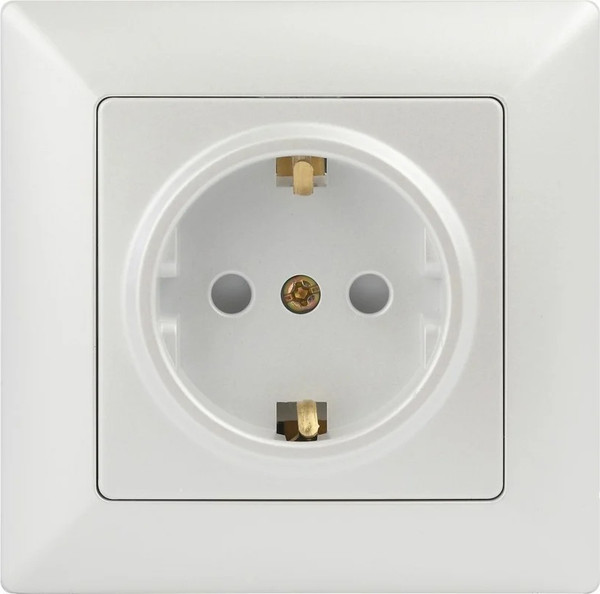 Изображение товара Розетка INTRO Solo 4-206-06 / Б0053686 (перламутр)