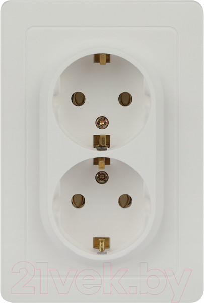 Изображение товара Розетка INTRO Style 7-205-01 / Б0060621 (белый)