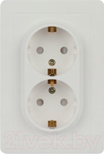 Изображение товара Розетка INTRO Style 7-208-01 / Б0060625 (белый)