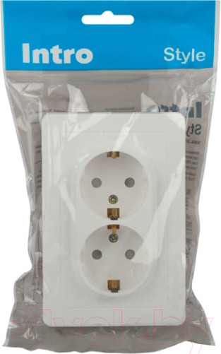Изображение товара Розетка INTRO Style 7-208-01 / Б0060625 (белый)