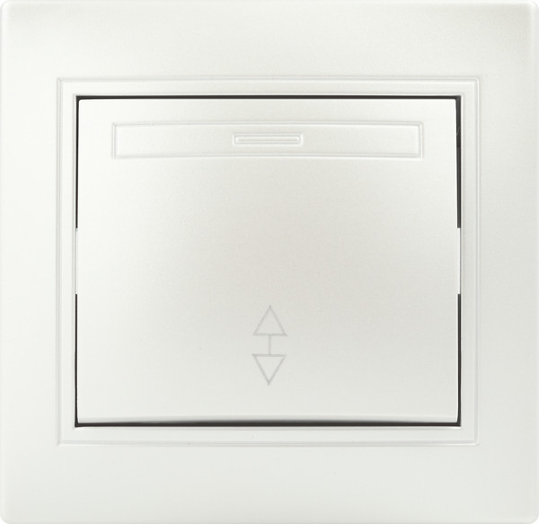 Изображение товара Выключатель INTRO Plano 1-103-06 / Б0053752 (перламутр)