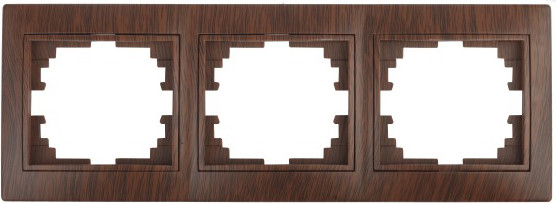 Изображение товара Рамка для выключателей и розеток INTRO Plano 1-503-10 / Б0030100 (венге)