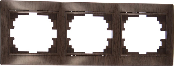 Изображение товара Рамка для выключателей и розеток INTRO Plano 1-503-10 / Б0030100 (венге)