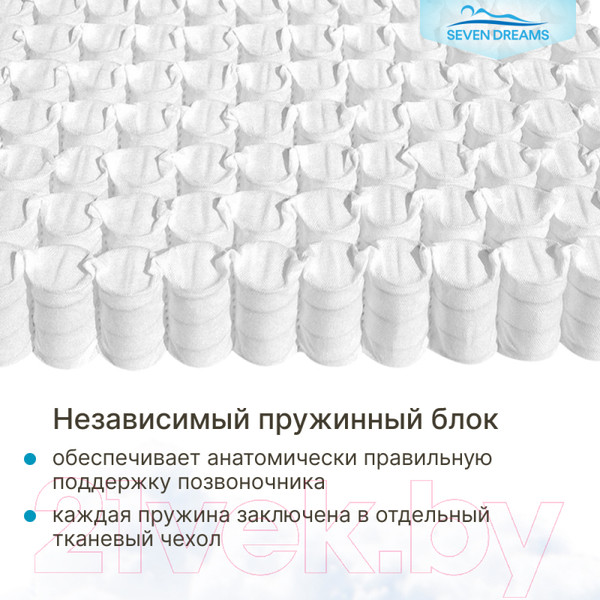 Изображение товара Детский матрас Seven Dreams Dream EVS500 Plus 415077 (80x160)