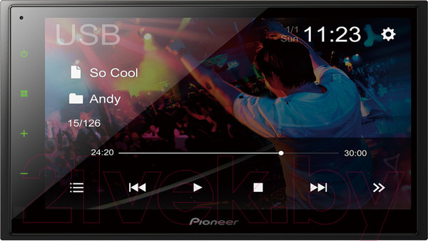 Изображение товара Бездисковая автомагнитола Pioneer DMH-A345BT 