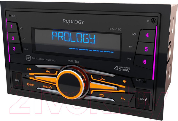 Изображение товара Бездисковая автомагнитола Prology PRM-120
