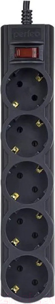 Изображение товара Сетевой фильтр Perfeo PF-A4716 (черный)
